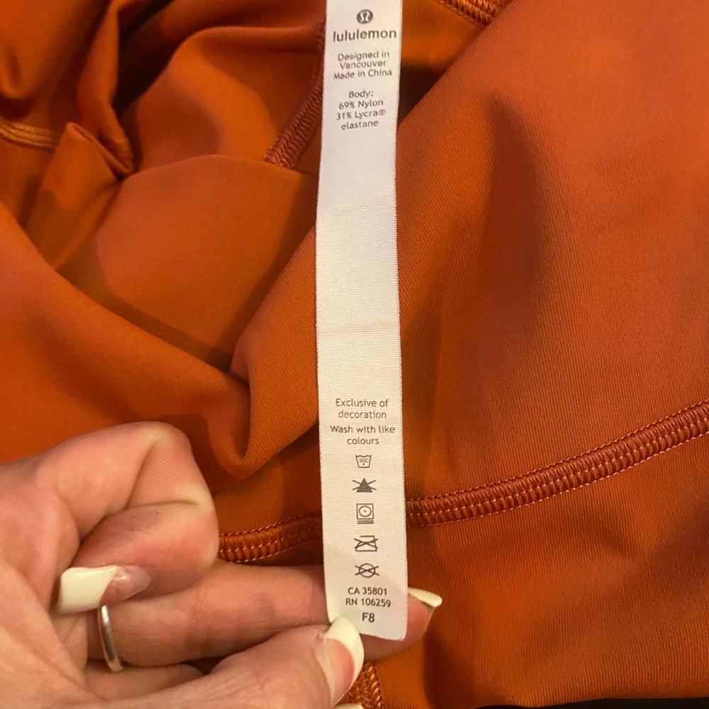 Women's Rust Lululemon Leggings - Picture 14 of 17